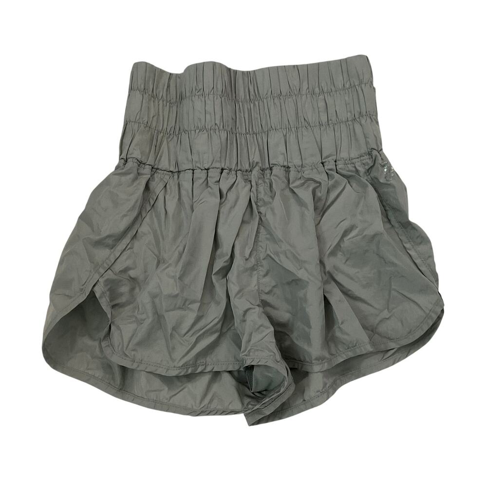 Free People Movement Way Home Grey/Silver Shorts - Size Small